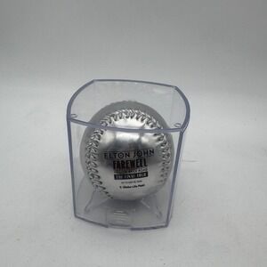 Elton John Farewell Tour Silver Baseball Globe‎ Life Field Collectible